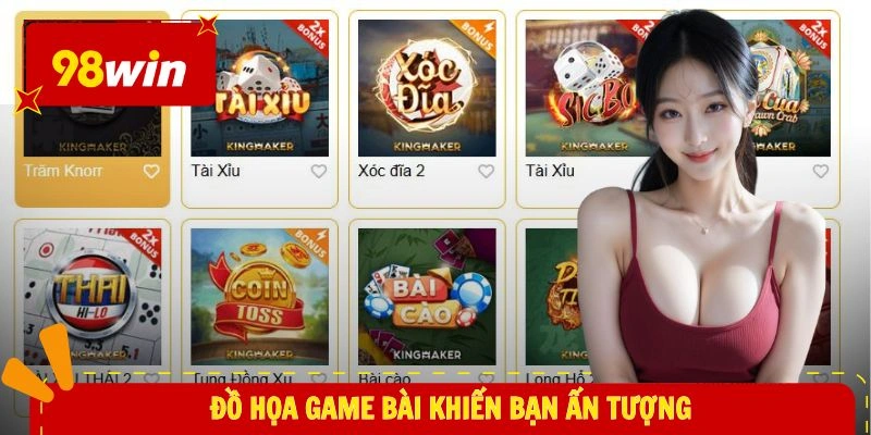 Game Bài 98WIN 3 Đồ họa game bài khiến bạn ấn tượng